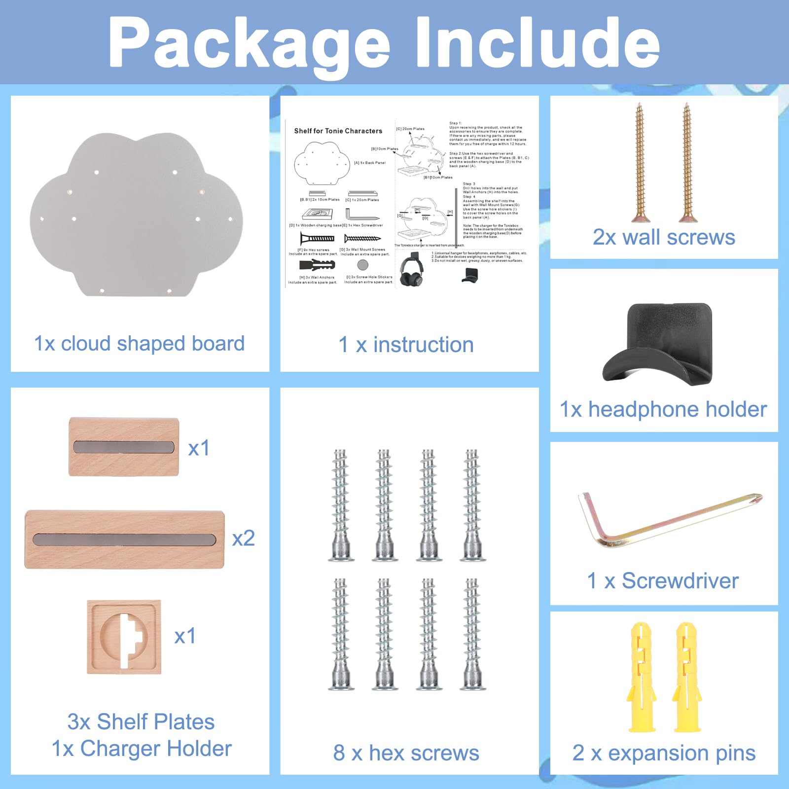 Organizador Tonie Magnetico Prateleira Magnética Para Toniebox